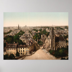 Póster Caen, Basse-Normandie, France