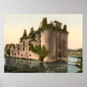 Póster Caerlaverock Castle, Scotland Archival Print