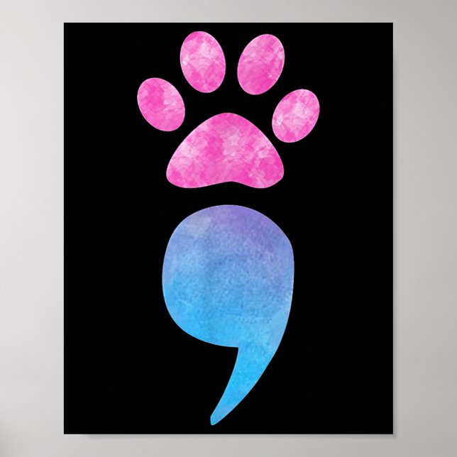Poster Cães Cães Cães Cães Cães Cães Prevenção do Suicídi (Frente)