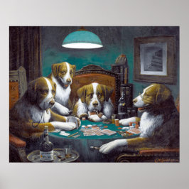 Poster Cães jogando pôquer Cassius Marcellus Coolidge 189