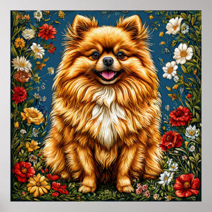 Poster Cães Spitz japoneses