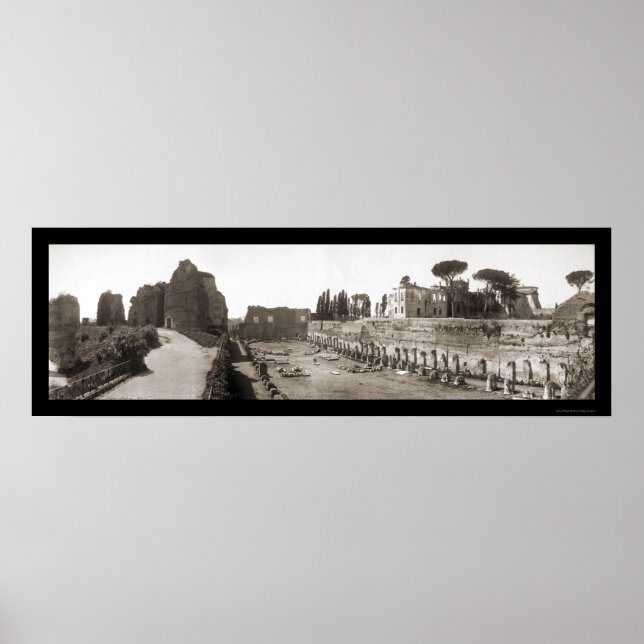 Póster Caesars Palace Roma Foto 1909 (Frente)