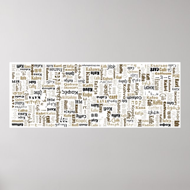 Póster Café (Frente)