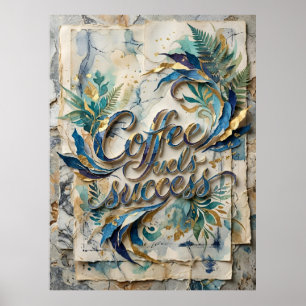 Poster café alimenta o sucesso