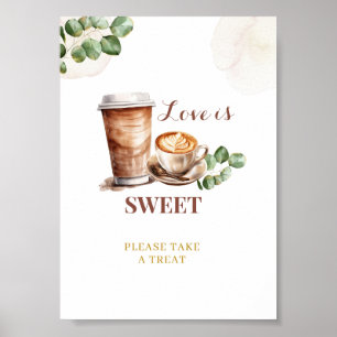 Poster Café Amor é Amor é Festa Doce