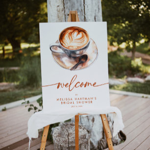Poster Café Amor É Chá de panela De Boas-Vindas