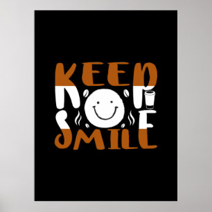 Poster Café Art Manter Sorriso