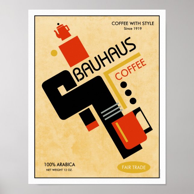 Poster Café Bauhaus (Frente)