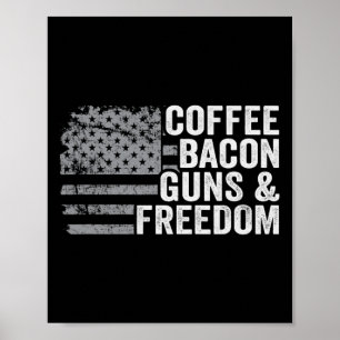 Poster Café Bycon Armas E Liberdade - Churrasqueira Pro G