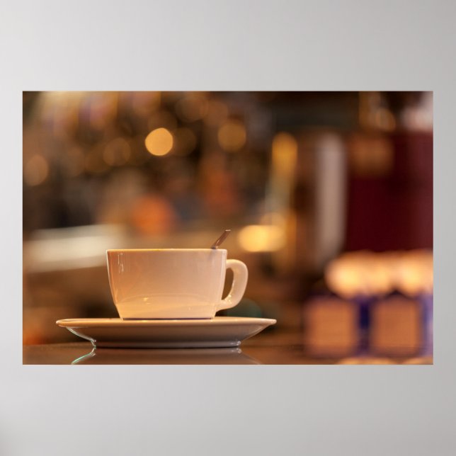 Póster Café cappuccino, Veneza, Itália (Frente)