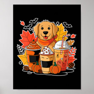 Poster Café com Leite de Abobrinha Retriever Dourado Femi