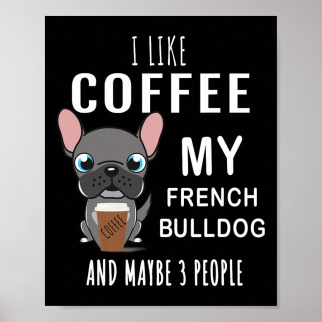 Poster Café com Meu Amigo Bulldogs (Frente)