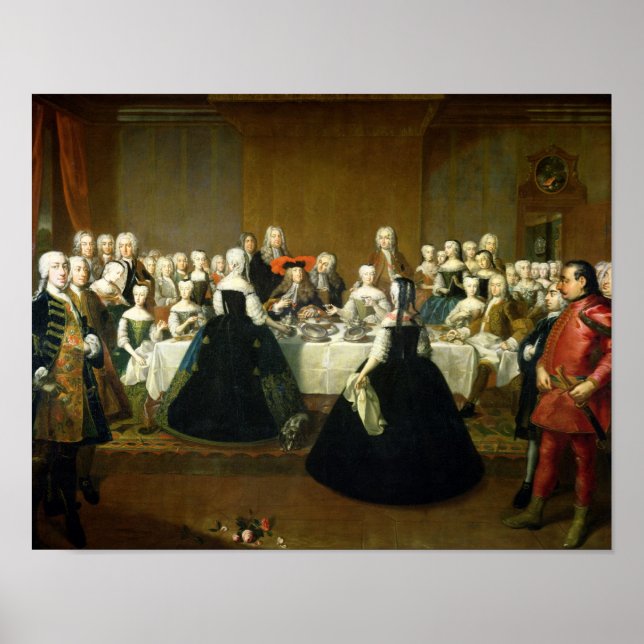 Póster Café da manhã de casamento (Frente)