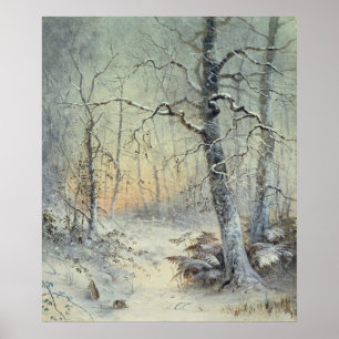 Póster Café da manhã de inverno