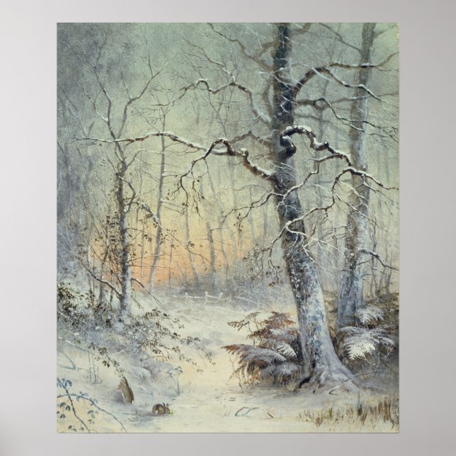 Póster Café da manhã de inverno (Frente)