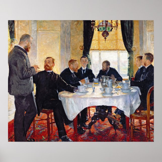 Póster Café da manhã em Blankenberghe (Frente)