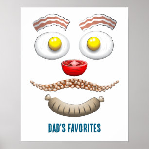POSTER CAFÉ DA MANHÃ FAVORITO DO PAI
