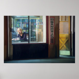 Poster Café da noite