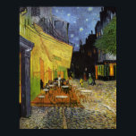 Póster Café da Noite de Van Gogh<br><div class="desc">Trabalhos de arte e pinturas do Excelente do pintor impressionista poste Vincent Van Gogh - Cafe Terrace à Noite</div>