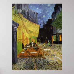 Póster Café da Noite de Van Gogh