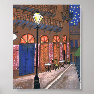Poster Café da Noite no Beco de Pirates