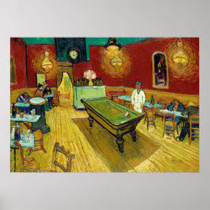 Poster Café da Noite - Pintura de Vincent van Gogh