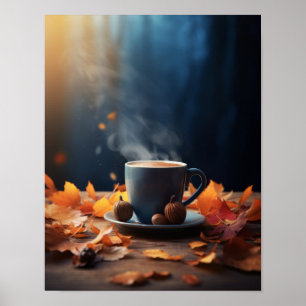 Poster Café de Abóbora Florestal