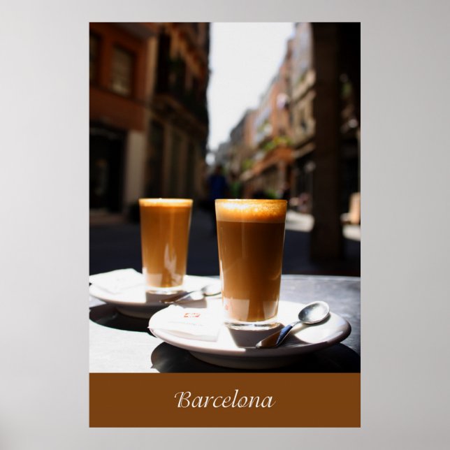 Poster Café de Barcelona (Frente)