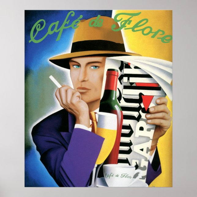 POSTER CAFÉ DE FLORE (Frente)