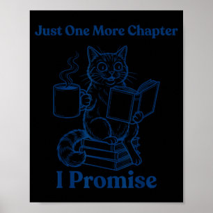 Poster Café de gato - amante do livro de leitura - homens