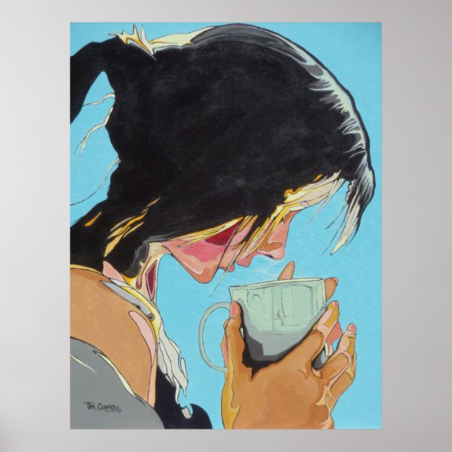 Póster Café de manhã (Frente)