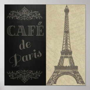 Póster Café de Paris