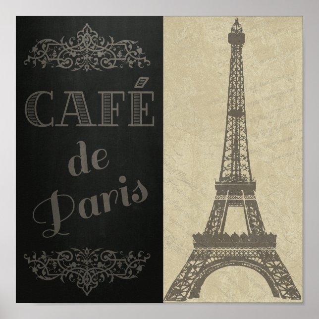 Póster Café de Paris (Frente)