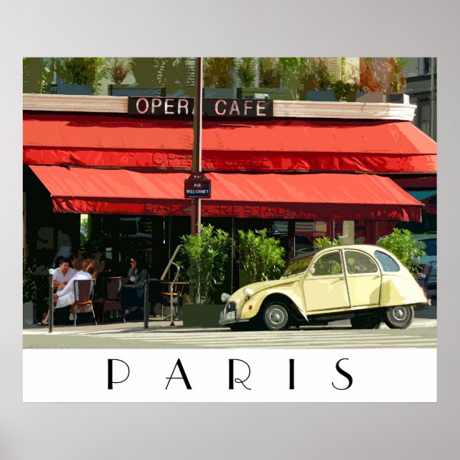 Póster Café de Paris (Frente)