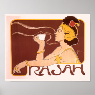 Póster Café de Rajah