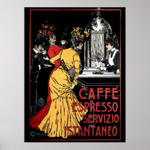 Poster Café do vintage