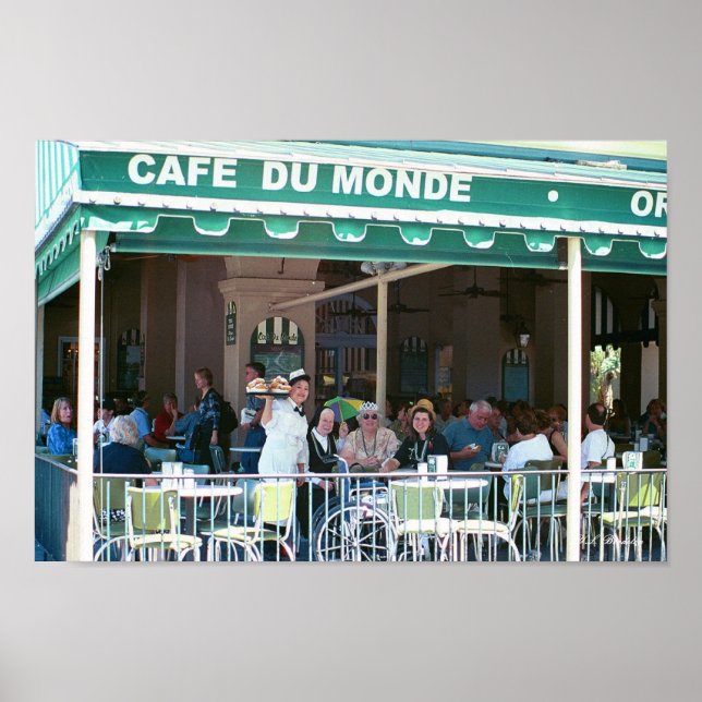 Póster Cafe Du Monde Fun (Frente)