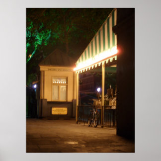 Póster Café Du Monde New Orleans Side walk Café Café