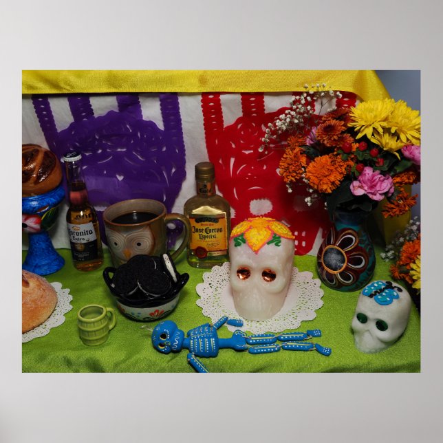 Poster Café e Cookies Ofrenda (Frente)