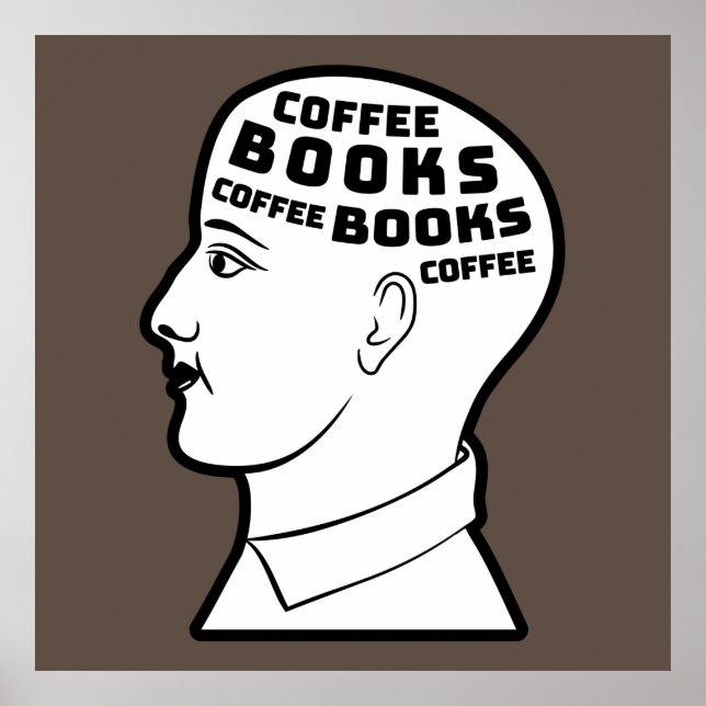 Poster Café e Livros (Frente)
