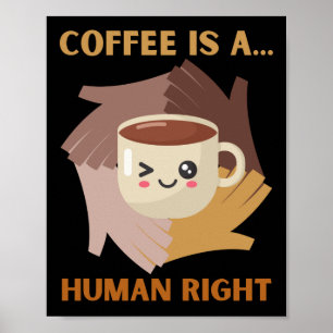 POSTER CAFÉ É UM DIREITO HUMANO