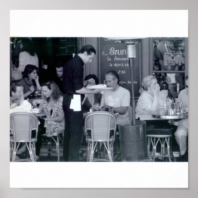 Poster Café em Paris (Frente)