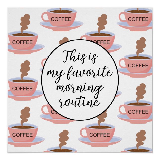 Póster Café Engraçado (Frente)