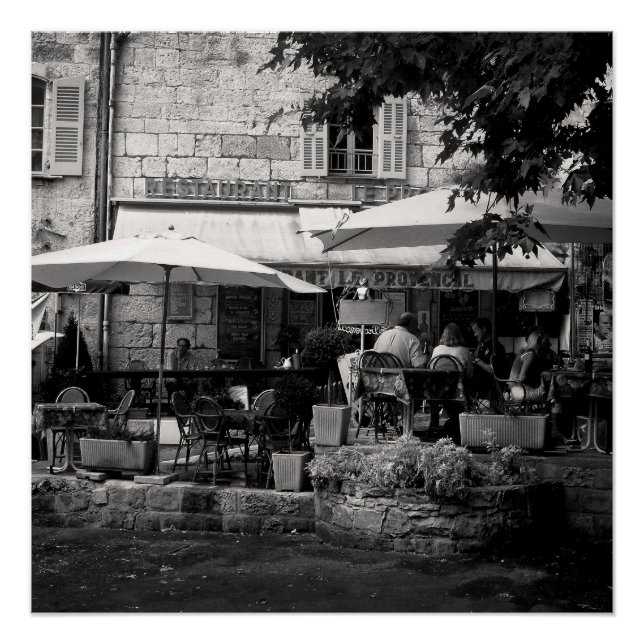 Póster Café Francês (Frente)