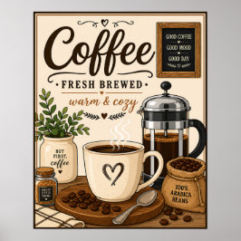 Poster Café Fresco Torrado