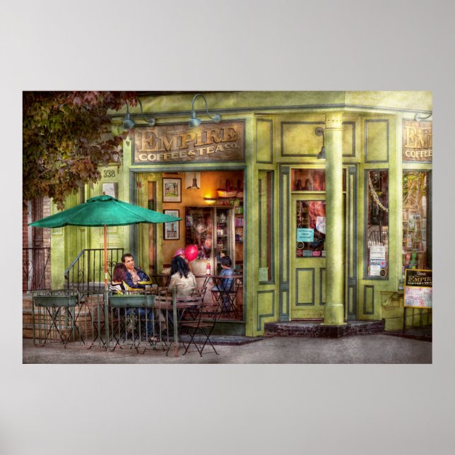 Poster Café - Hoboken, NJ - Empire Coffee & Tea (Frente)