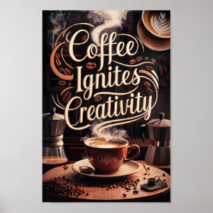 Poster Café lança citações motivacionais da criatividade