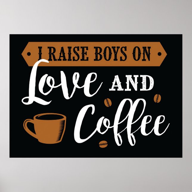 Poster Café Lover Amor E Café (Frente)