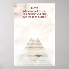 Poster Café no céu