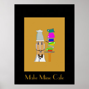 Póster Café no Meu Café Favorito